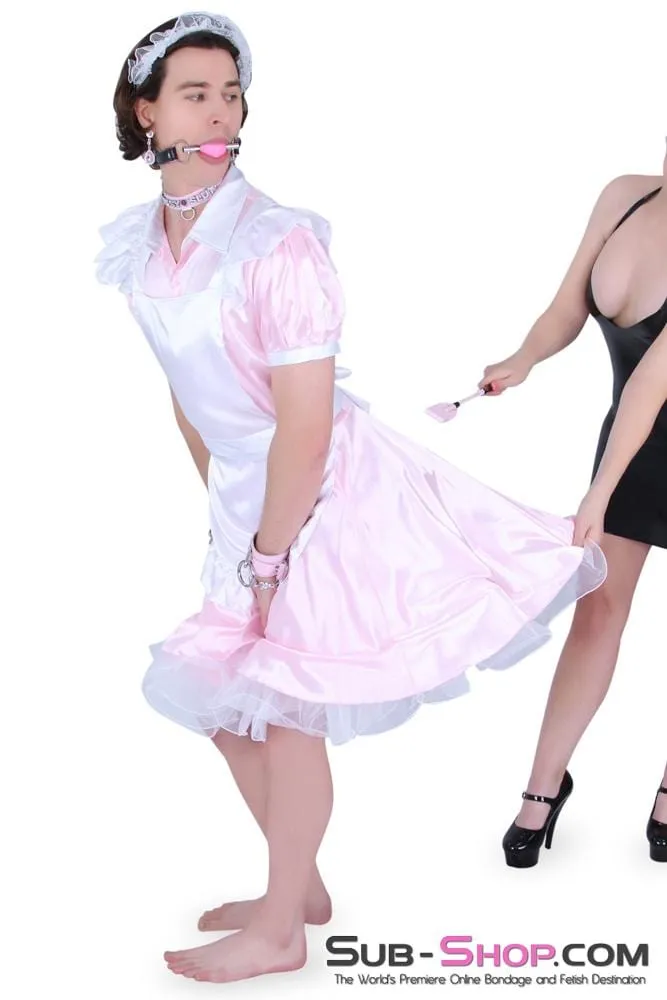 5764AE      Sissy Boi Maid Costume Sissy Roleplay Slave Serving Dress