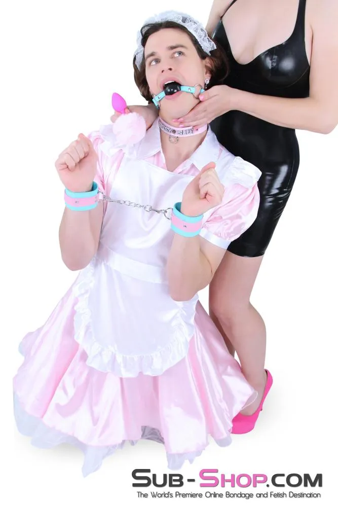 5764AE      Sissy Boi Maid Costume Sissy Roleplay Slave Serving Dress