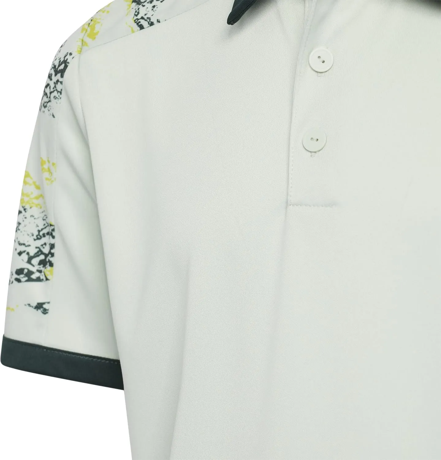 adidas Boys' Printed Colorblock Golf Polo Shirt