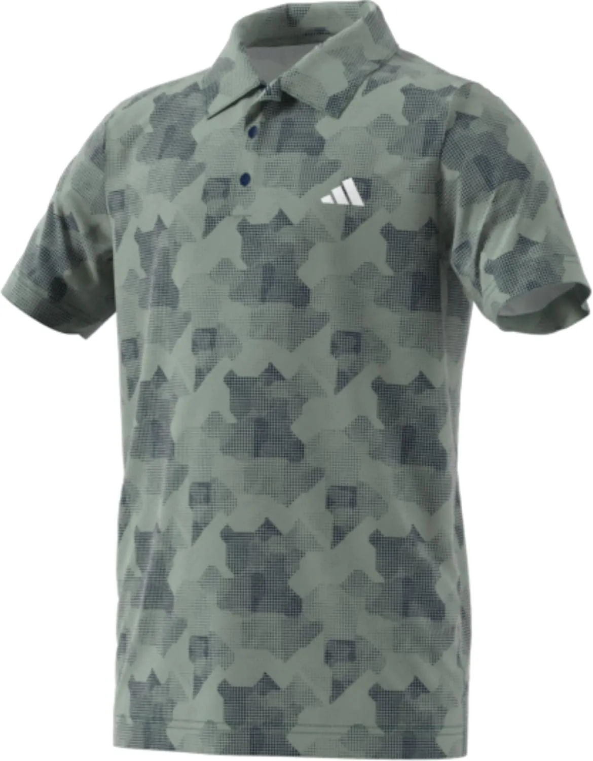 adidas Boys' Printed Scripted Polo Shirt