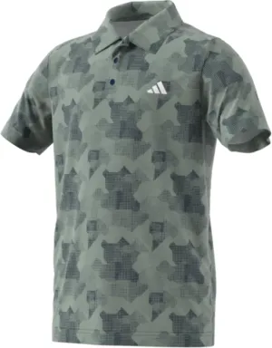 adidas Boys' Printed Scripted Polo Shirt