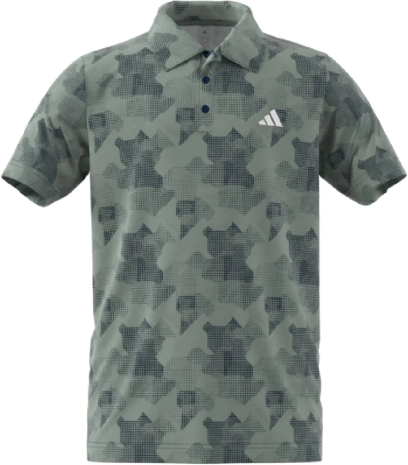 adidas Boys' Printed Scripted Polo Shirt