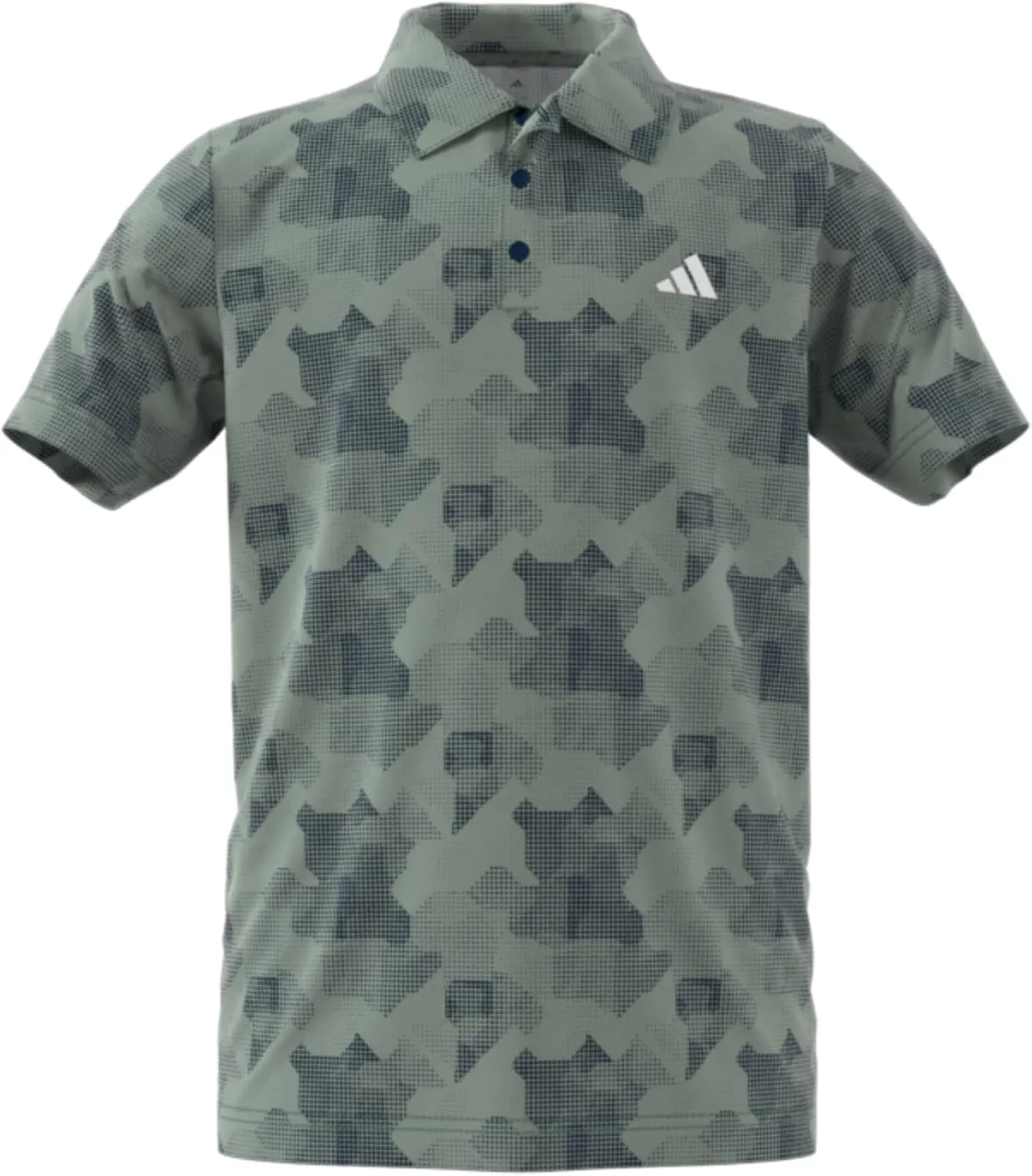 adidas Boys' Printed Scripted Polo Shirt