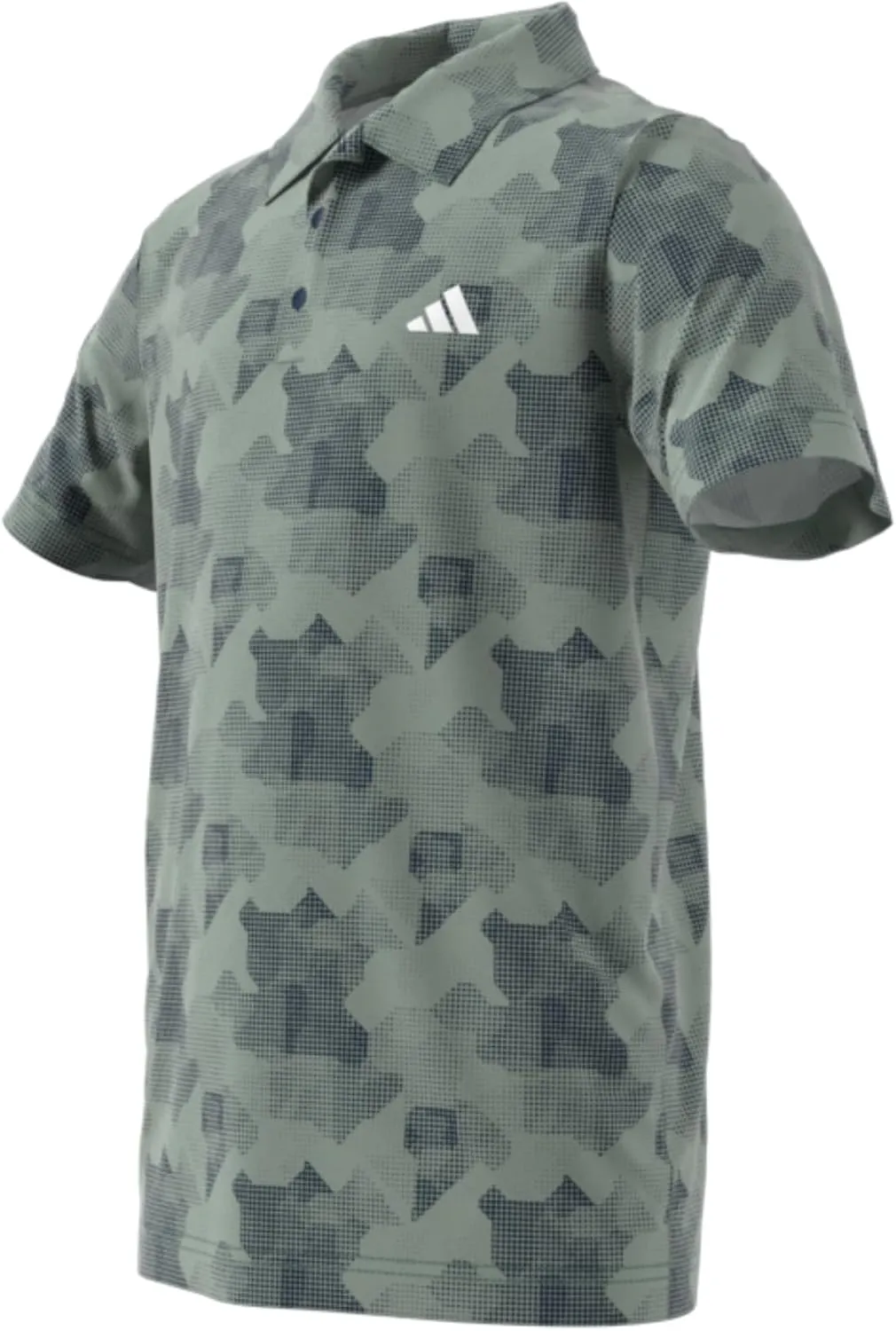 adidas Boys' Printed Scripted Polo Shirt