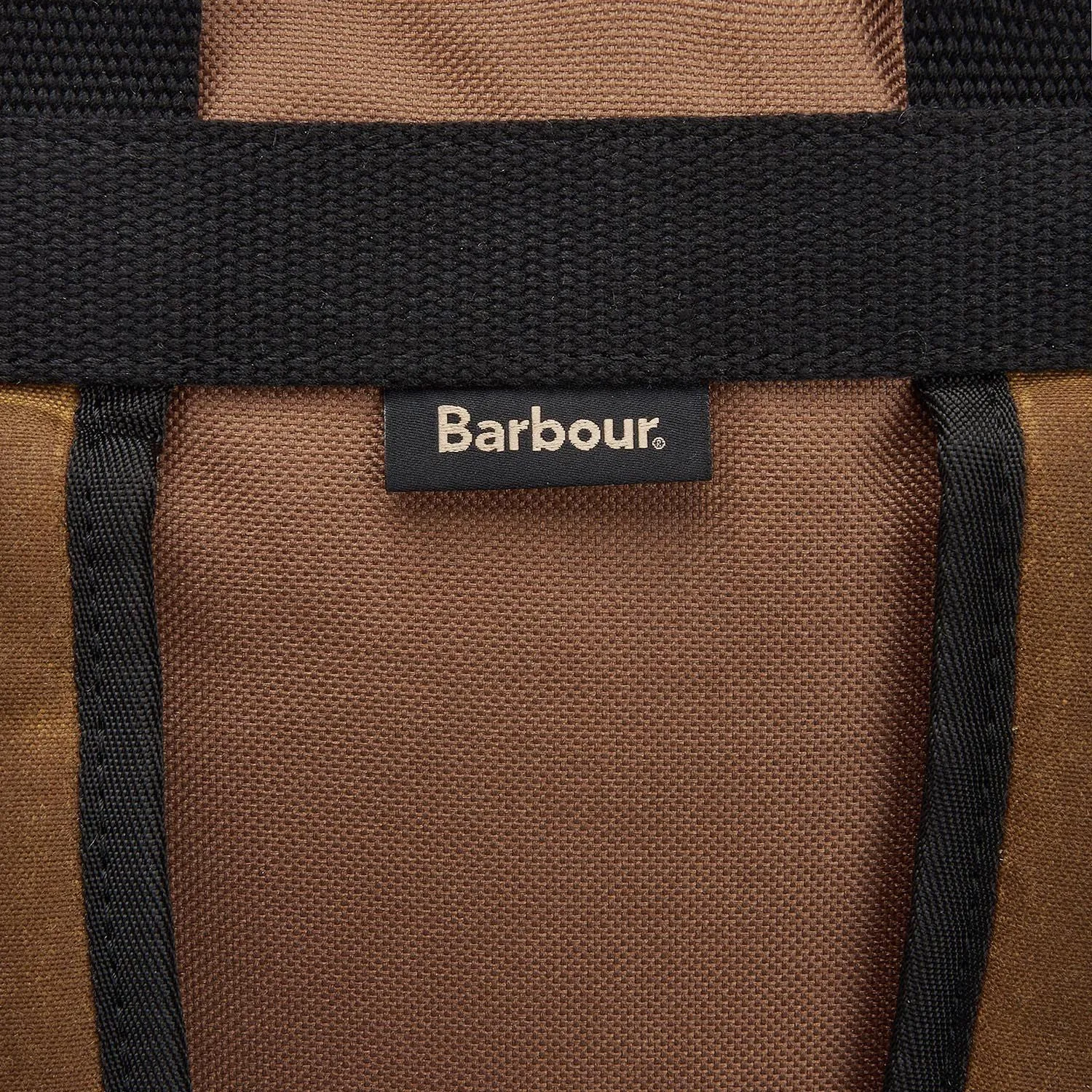 Barbour Field Wax Backpack in Tan/Black