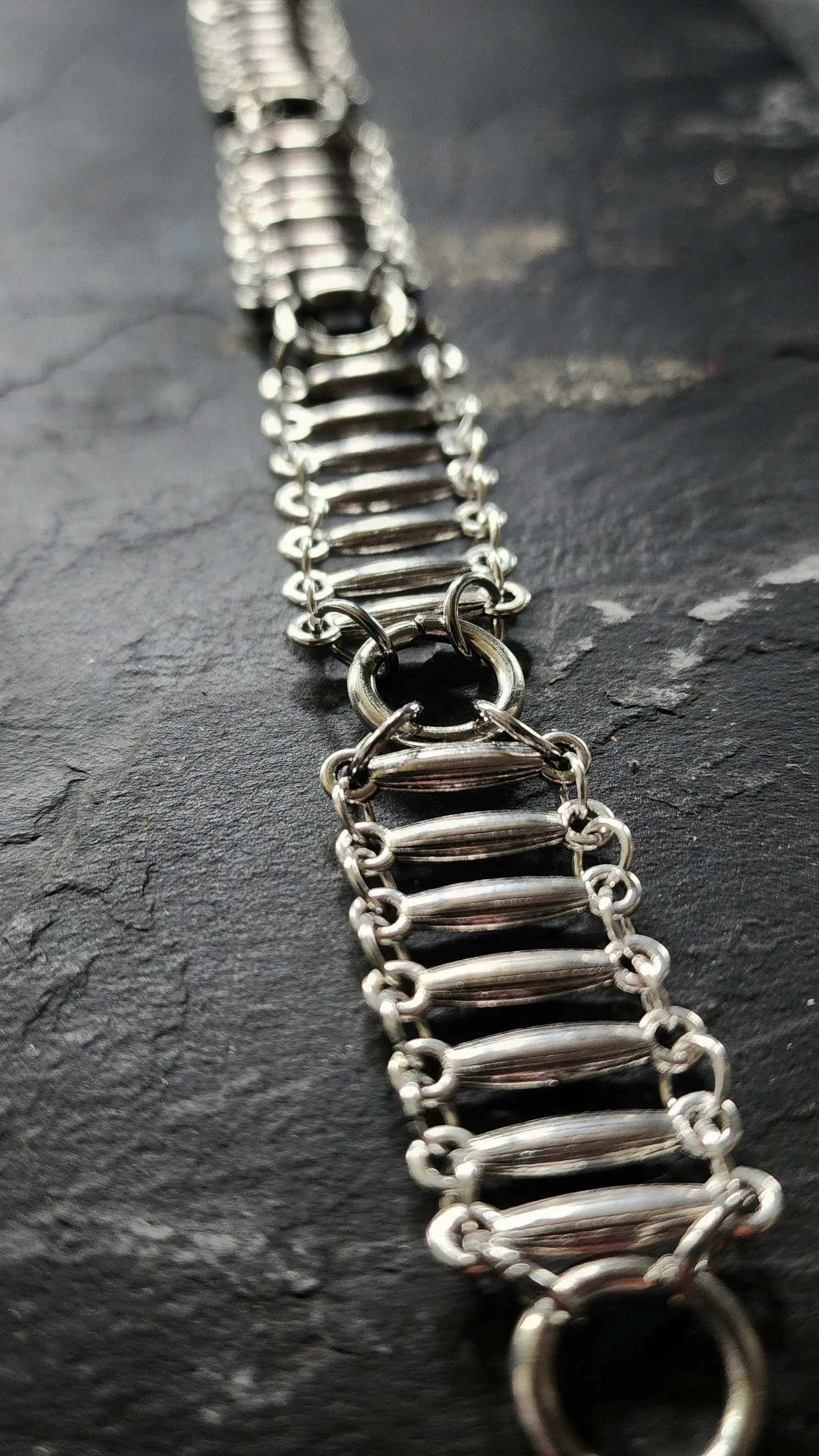 Behind Silver Bars Necklace