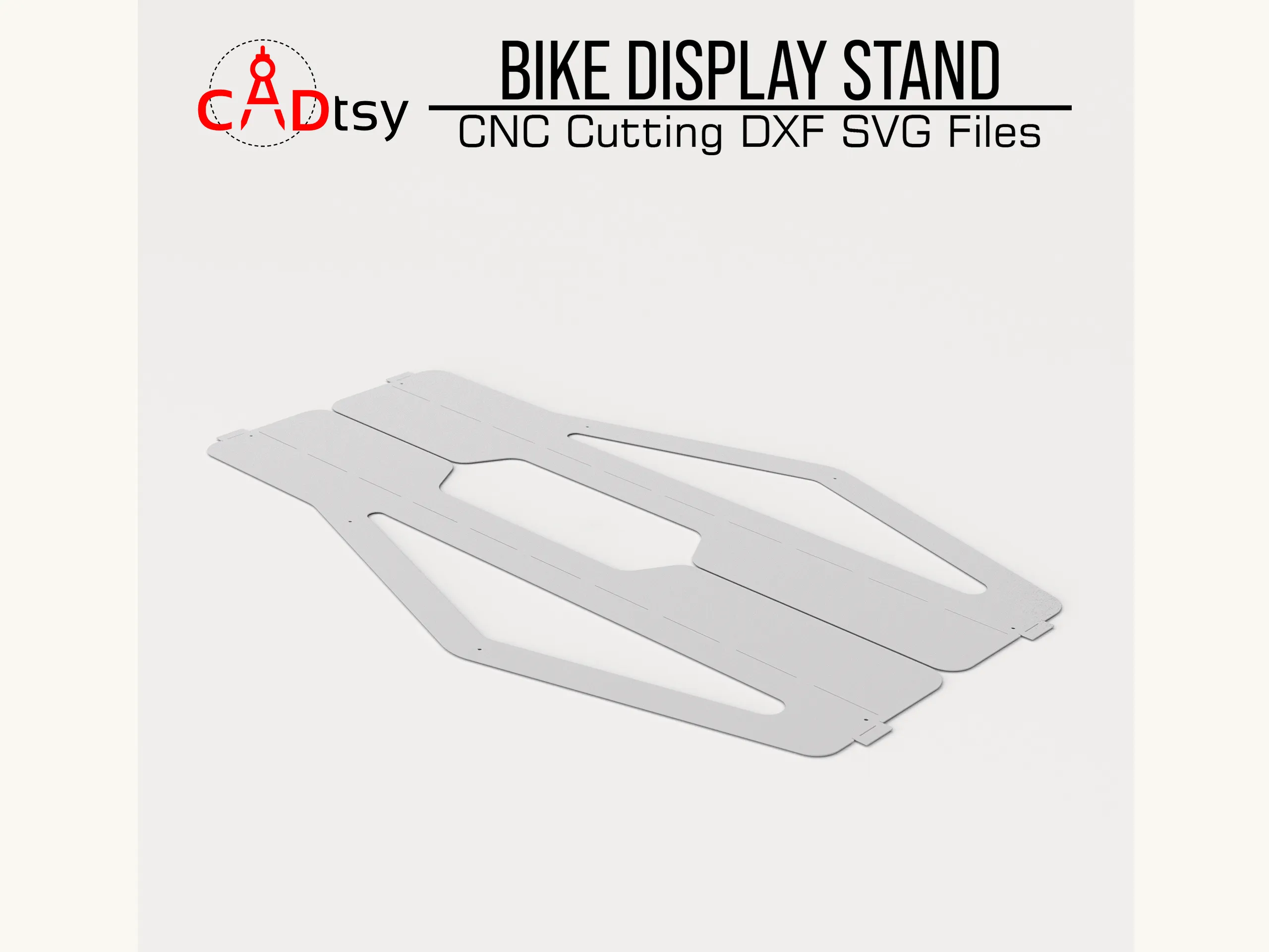 Bike Stand DXF Plasma Cutting CNC Files. Bike Metal Display Stand Floor Rack Plans. Bicycle, Storage. Mountain Bike Display
