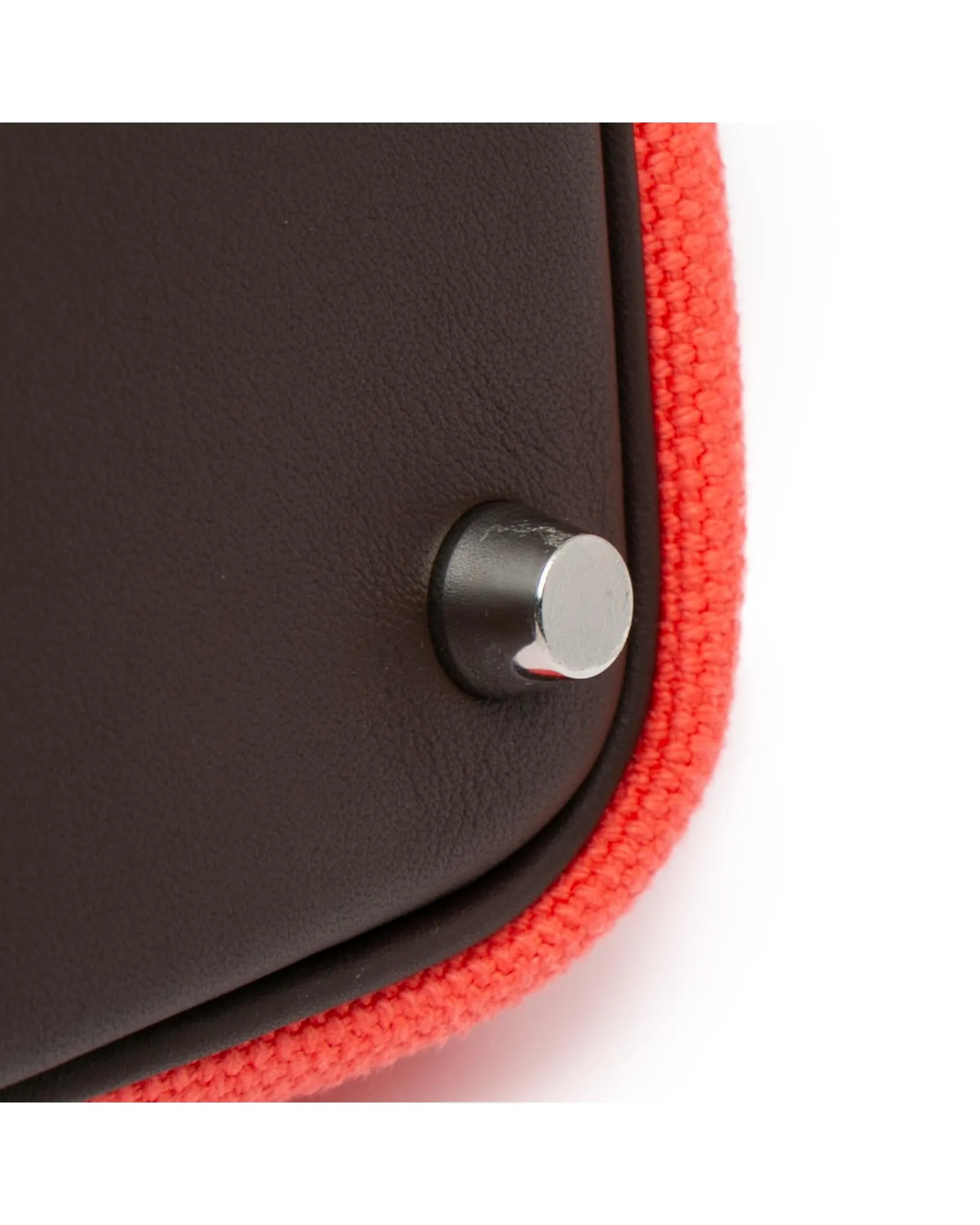Canvas and Leather Cargo Picotin with Buckle Closure