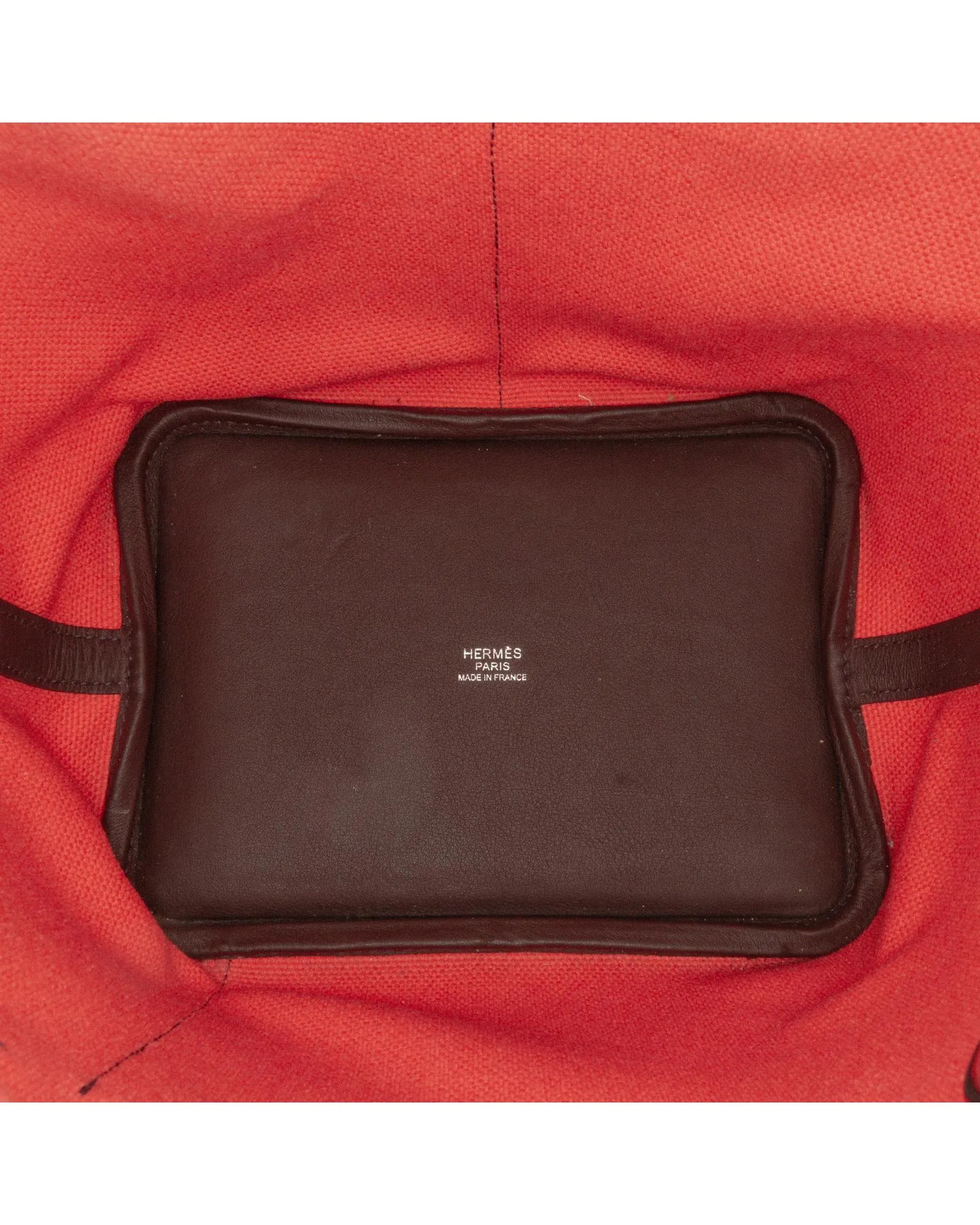 Canvas and Leather Cargo Picotin with Buckle Closure