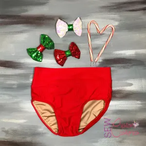 Classic Brief- Ruby Red Ribbed