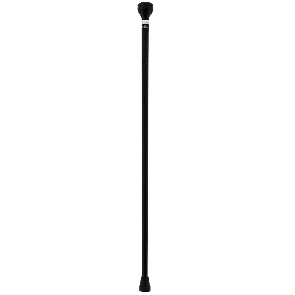 Classic Timeless Walking Stick: Black Beechwood Knob Handle