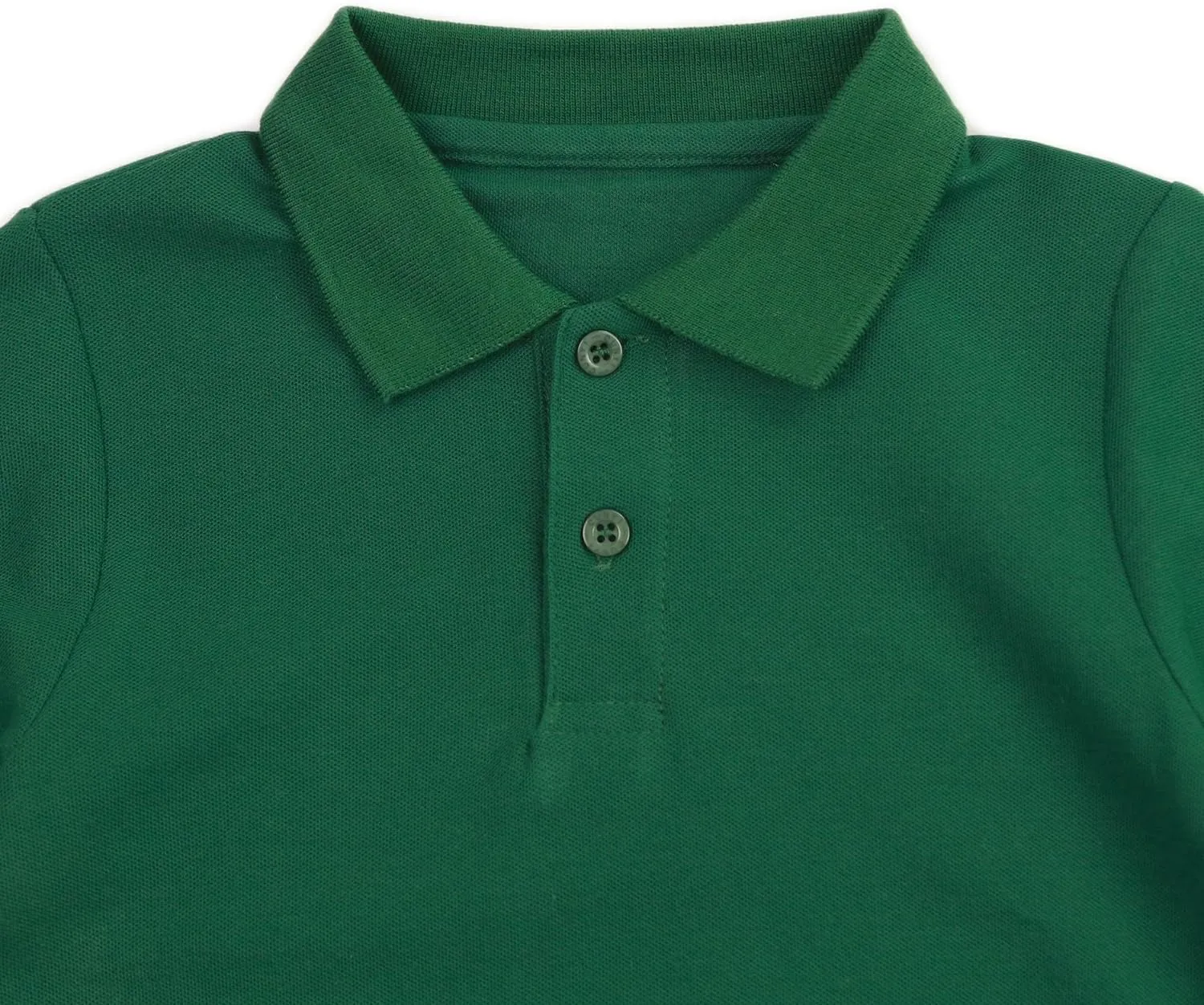 CUNYI Boys' Cotton Pique Polo Shirts Uniform Short Sleeve Tops