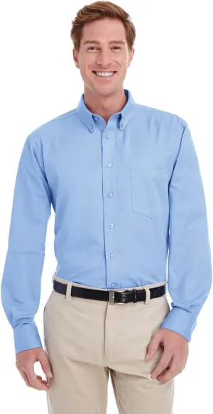 Foundation 100% Cotton Long-Sleeve Twill Shirt with Teflon (M581)