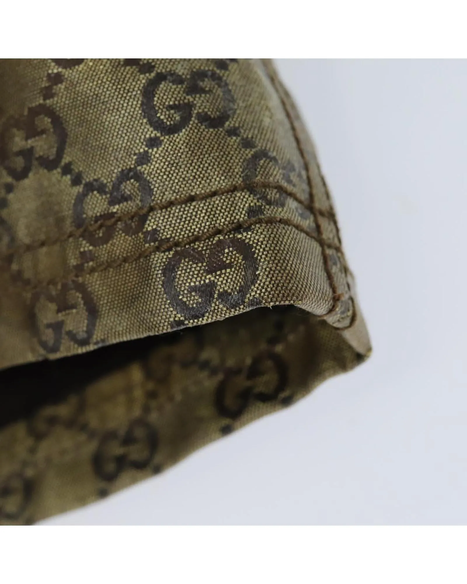 GG Crystal Canvas Tote Bag with Gold Tone Details