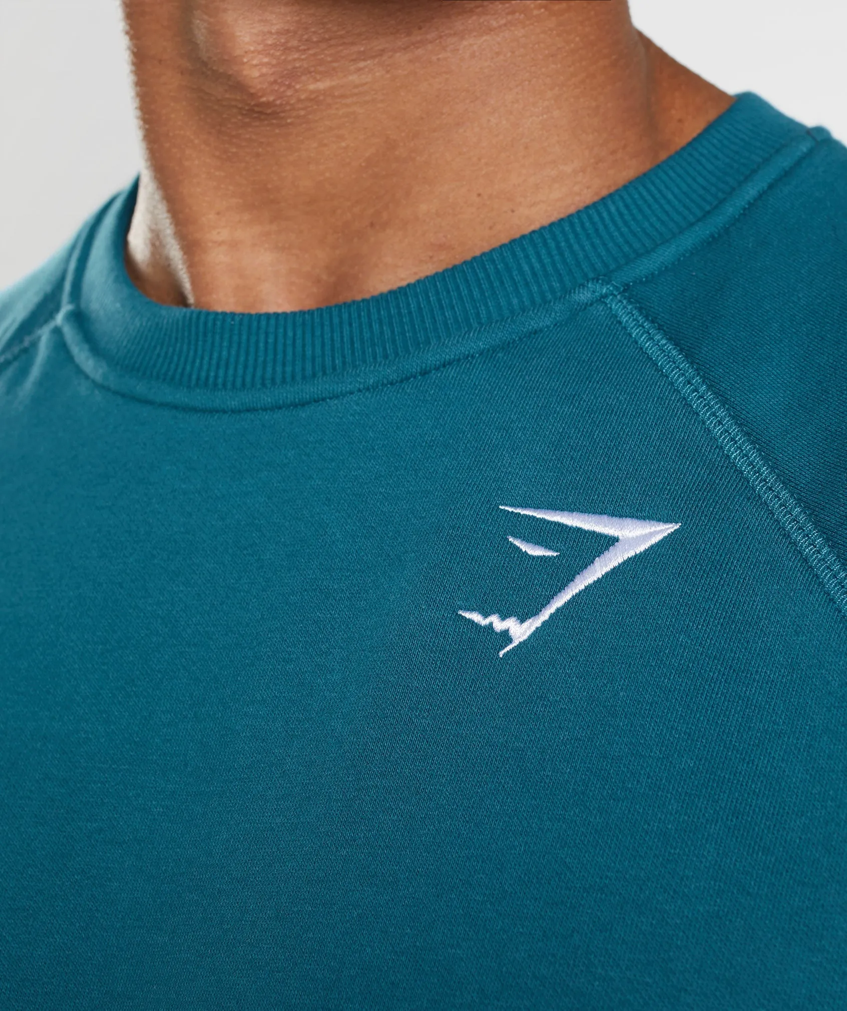 Gymshark Crest Sweatshirt - Atlantic Blue