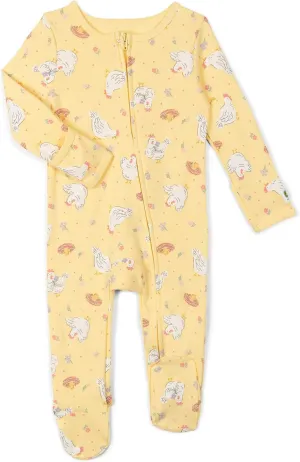 John Deere Farm Animals Tractors Baby Zip Up Sleep N' Play Newborn to Infant Sizes (Newborn - 24 Months)