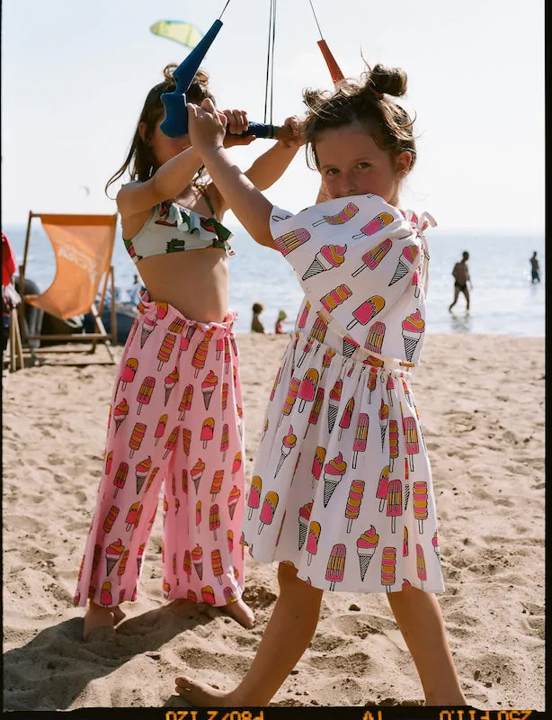 Kukukid Cape Dress Pale Pink Icecream