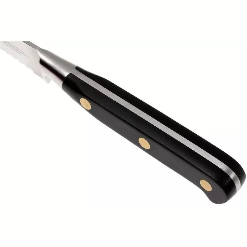 Lion Sabatier Ideal Serrated Utility Knife Brass Rivets 12cm