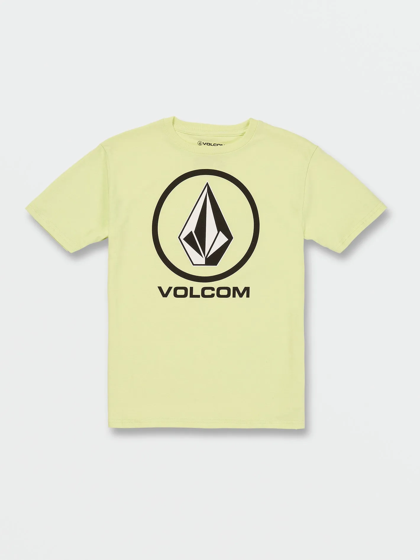 Little Boys Crisp Stone Short Sleeve Tee - Shadow Lime