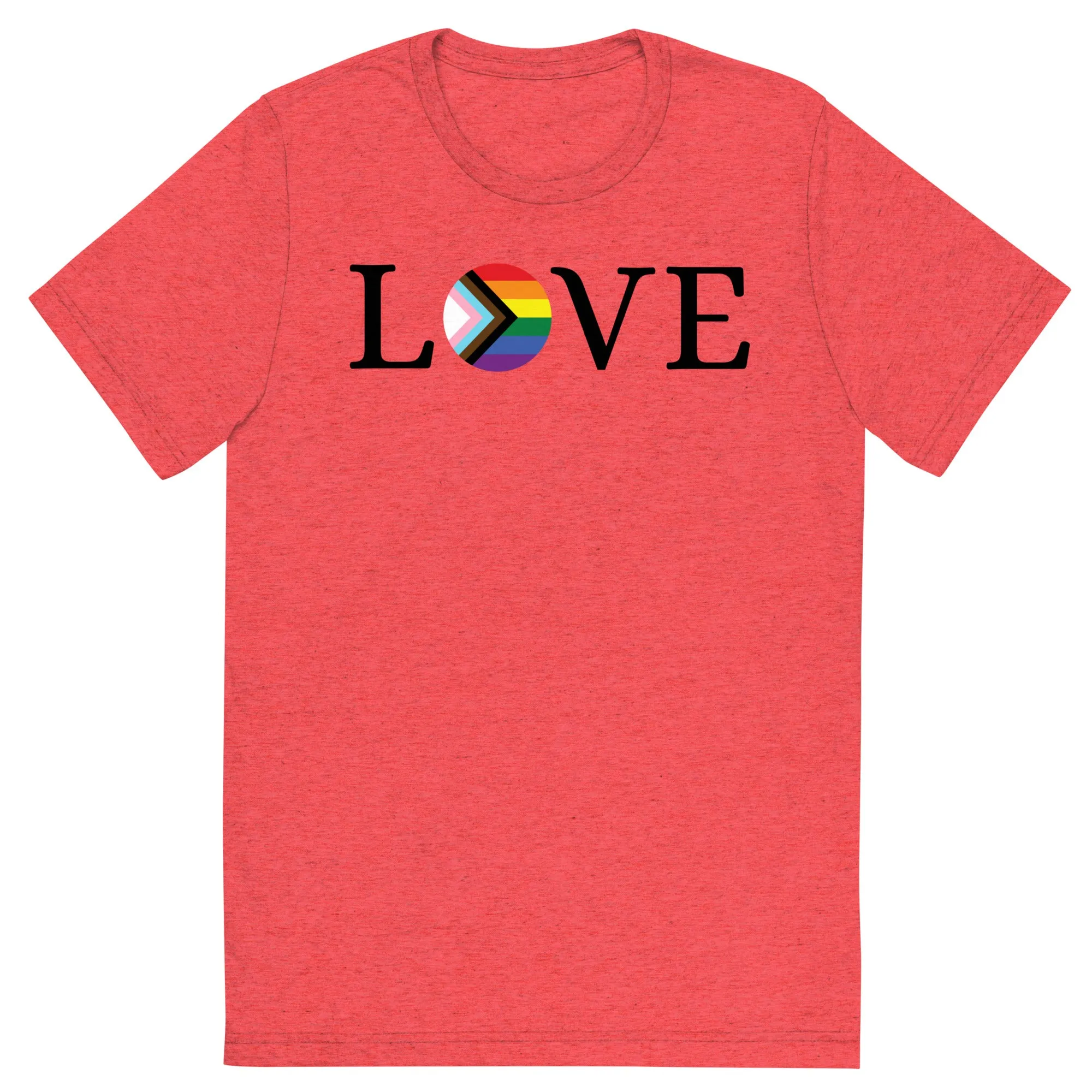 Love Pride Flag - Short sleeve t-shirt, comfy, soft, fun, bold