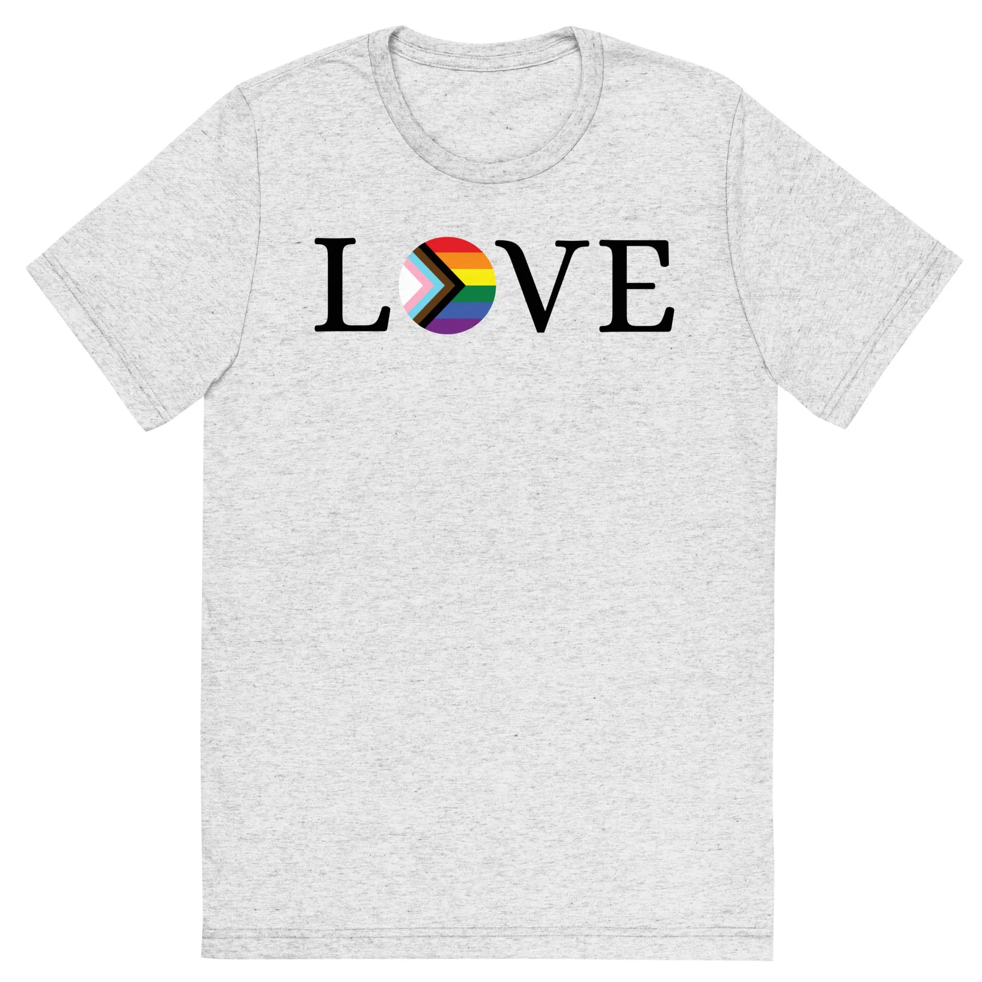 Love Pride Flag - Short sleeve t-shirt, comfy, soft, fun, bold