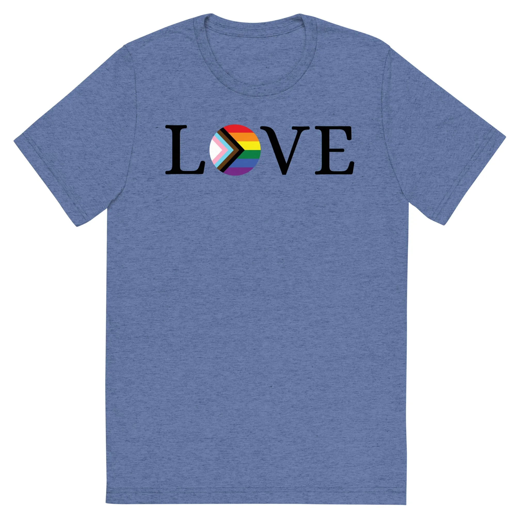 Love Pride Flag - Short sleeve t-shirt, comfy, soft, fun, bold