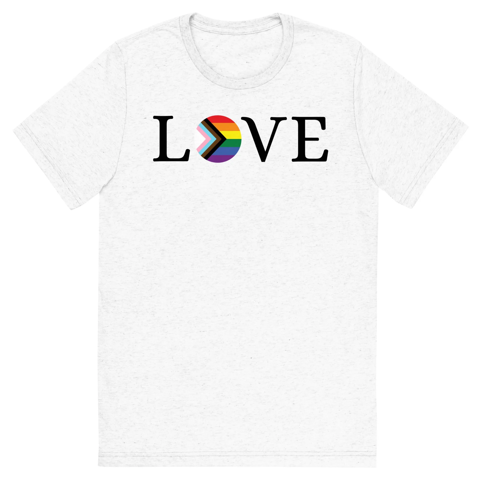 Love Pride Flag - Short sleeve t-shirt, comfy, soft, fun, bold
