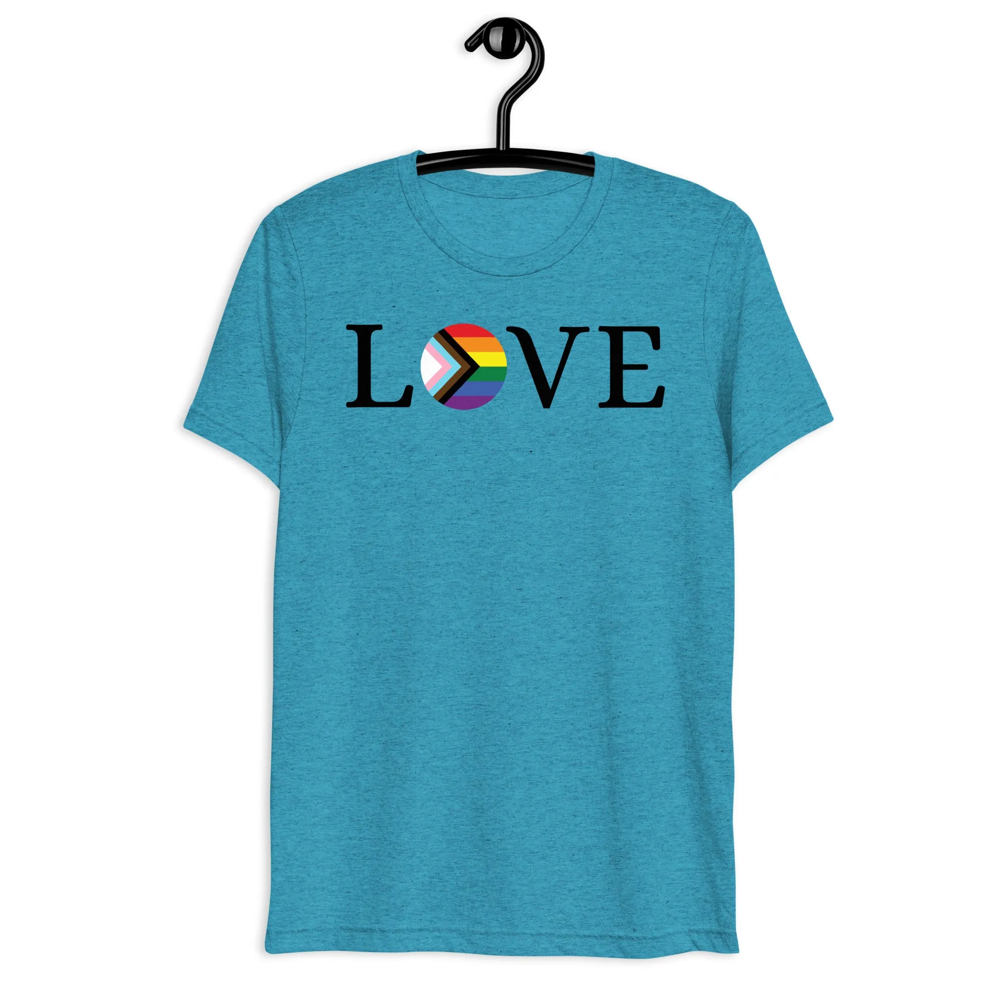 Love Pride Flag - Short sleeve t-shirt, comfy, soft, fun, bold