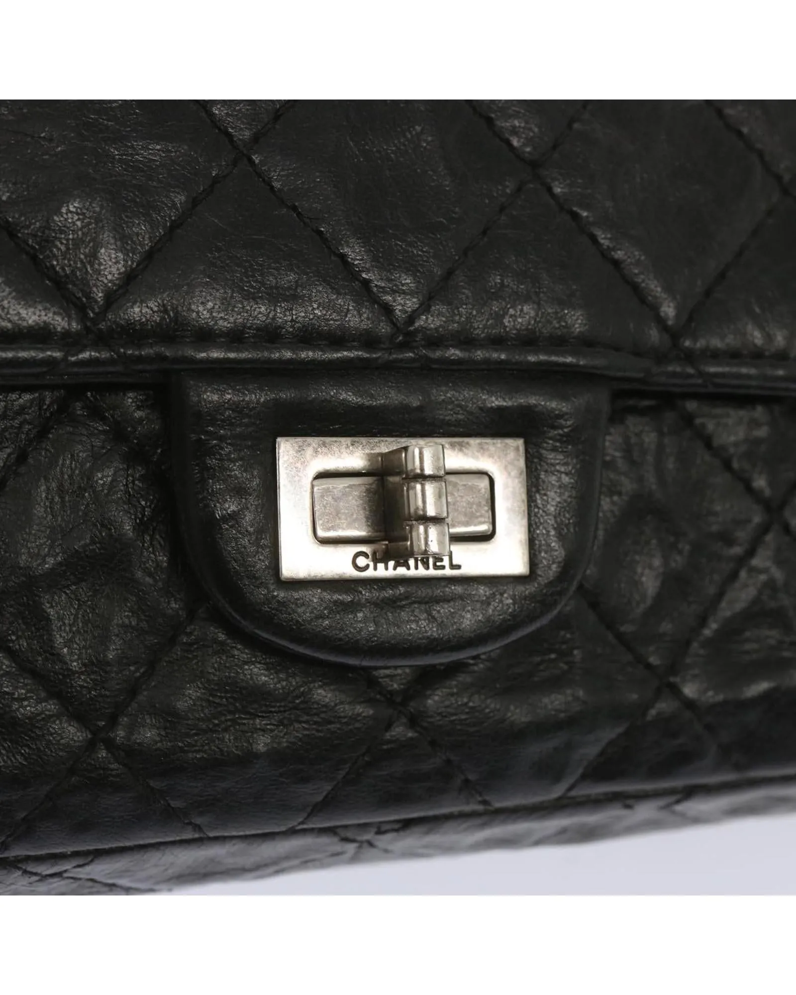 Matelasse Chain Bag in Aged Calfskin Leather