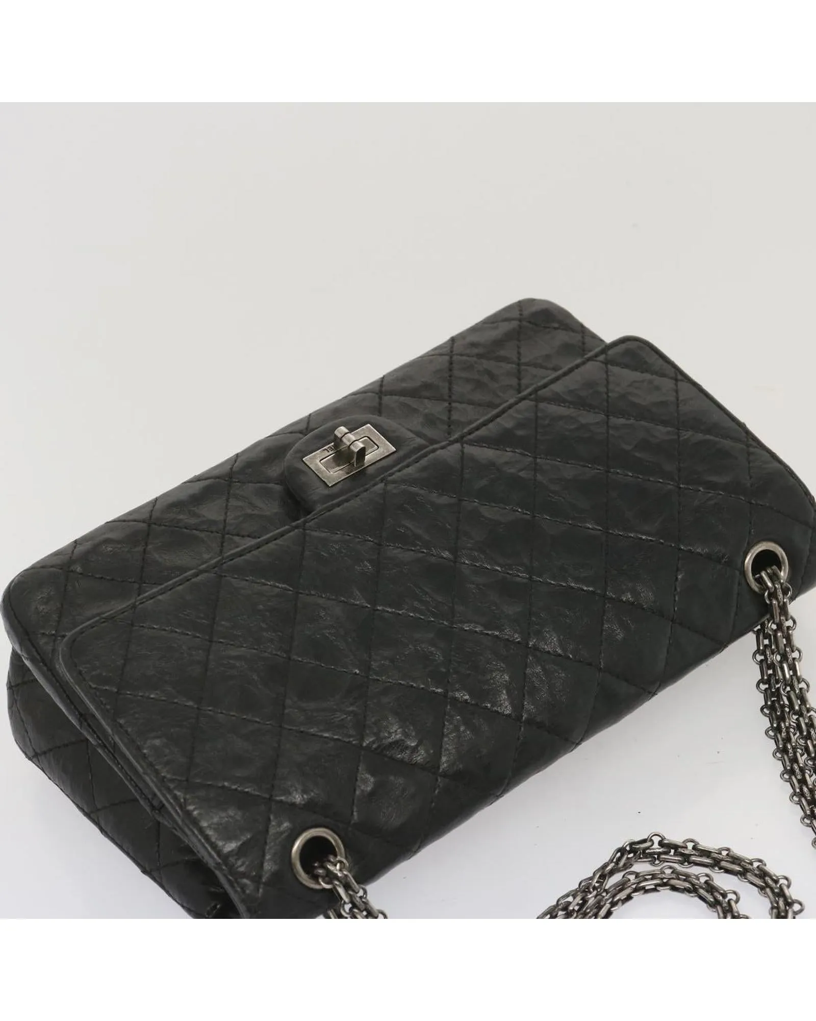Matelasse Chain Bag in Aged Calfskin Leather