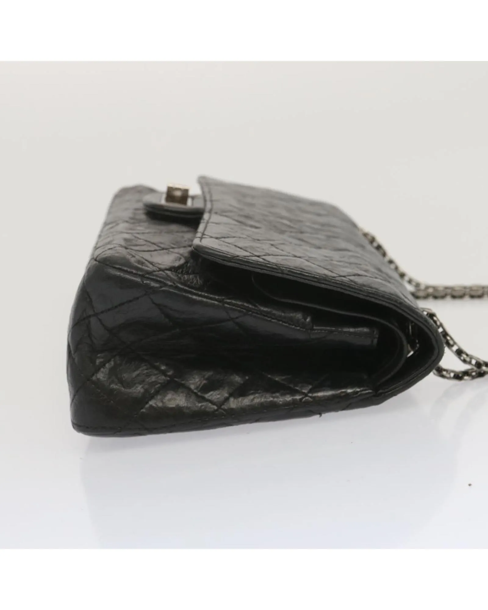 Matelasse Chain Bag in Aged Calfskin Leather