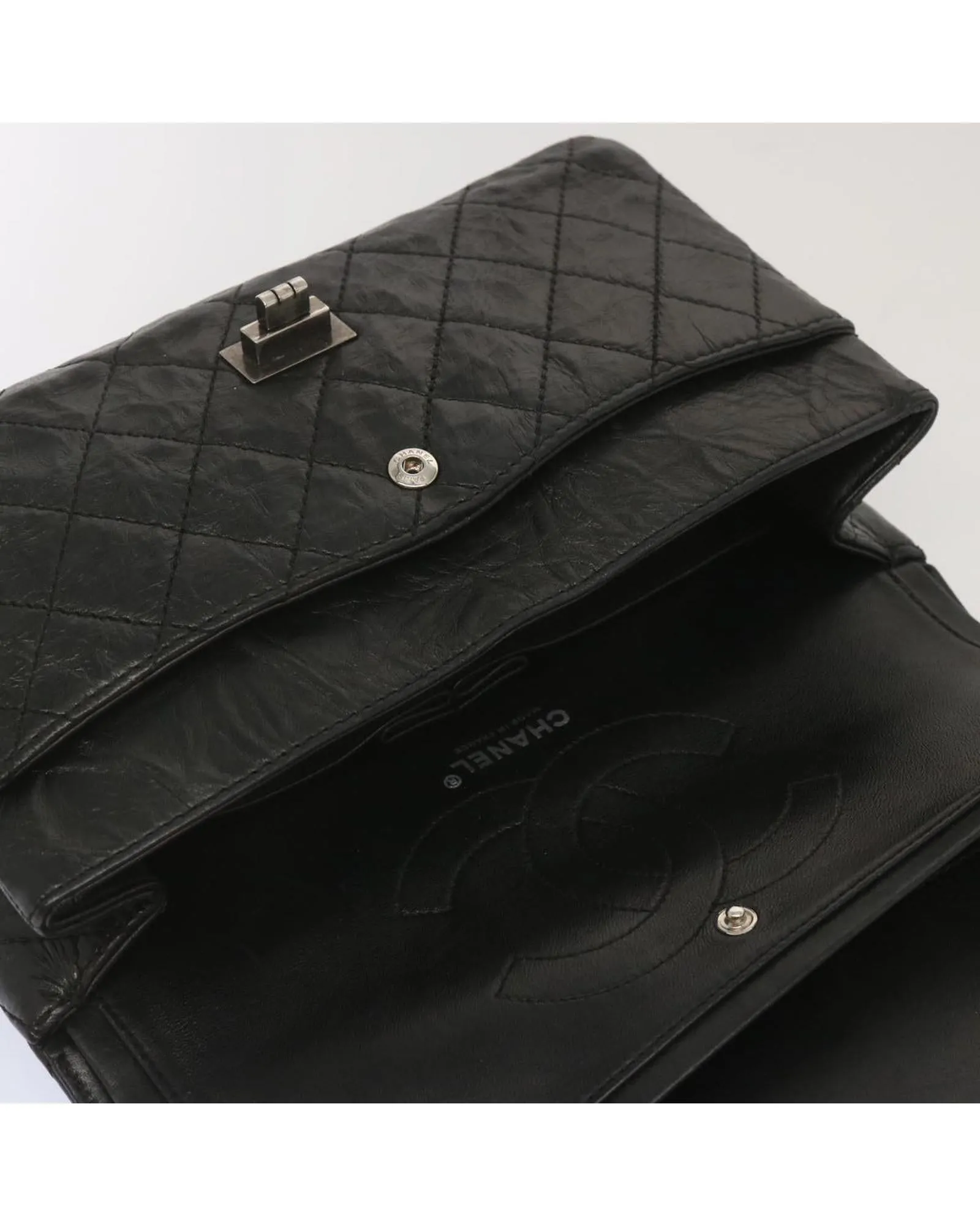 Matelasse Chain Bag in Aged Calfskin Leather