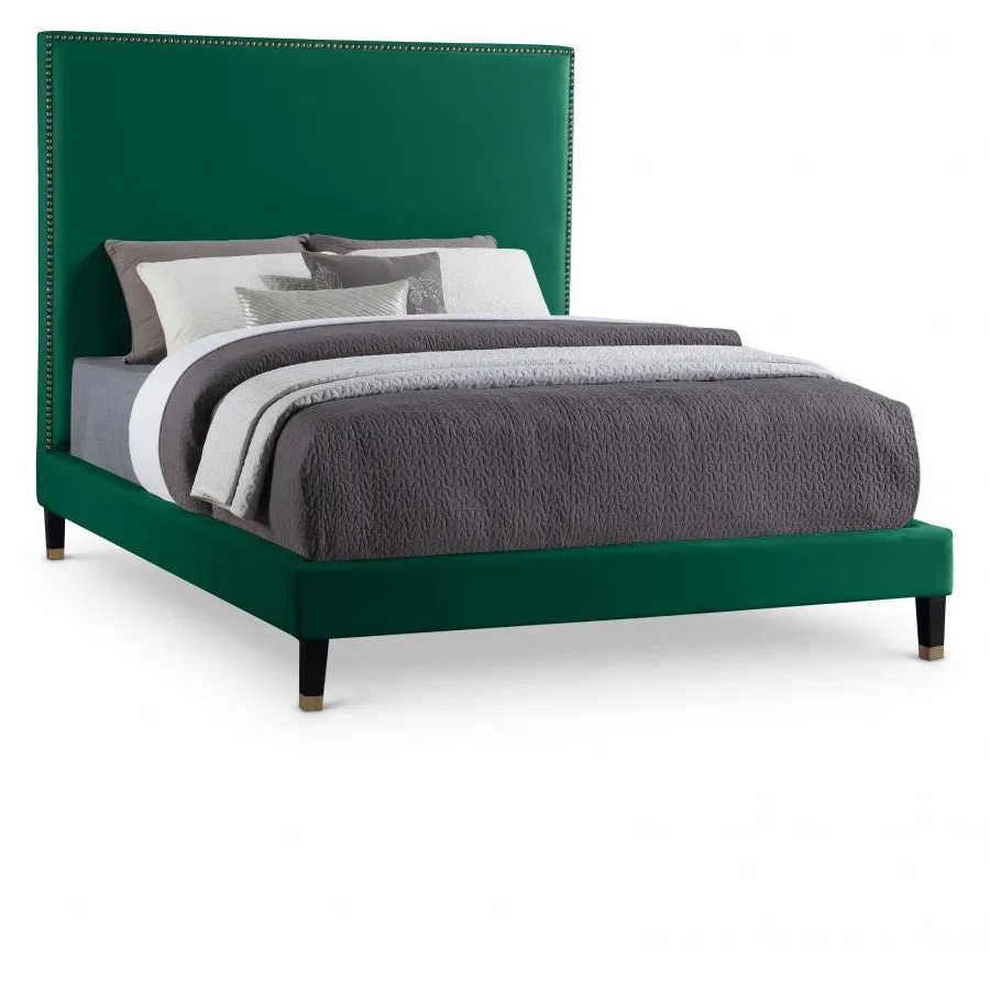 Meridian Furniture Harlie Velvet Bed
