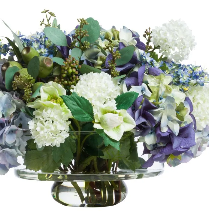 Mixed Pastel Blooms Yacht Silks Centerpiece Arrangement