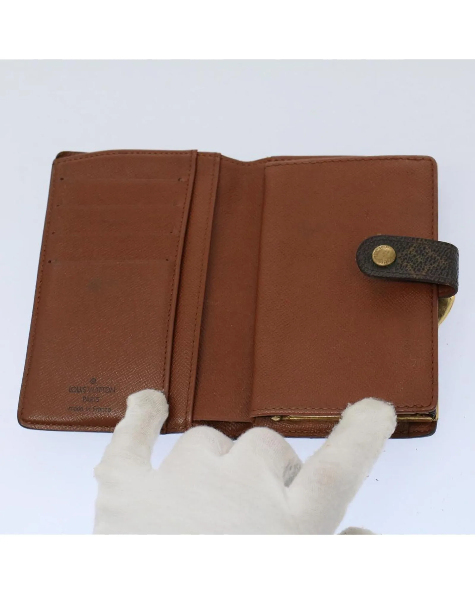 Monogram Canvas Wallet with Multiple Pockets