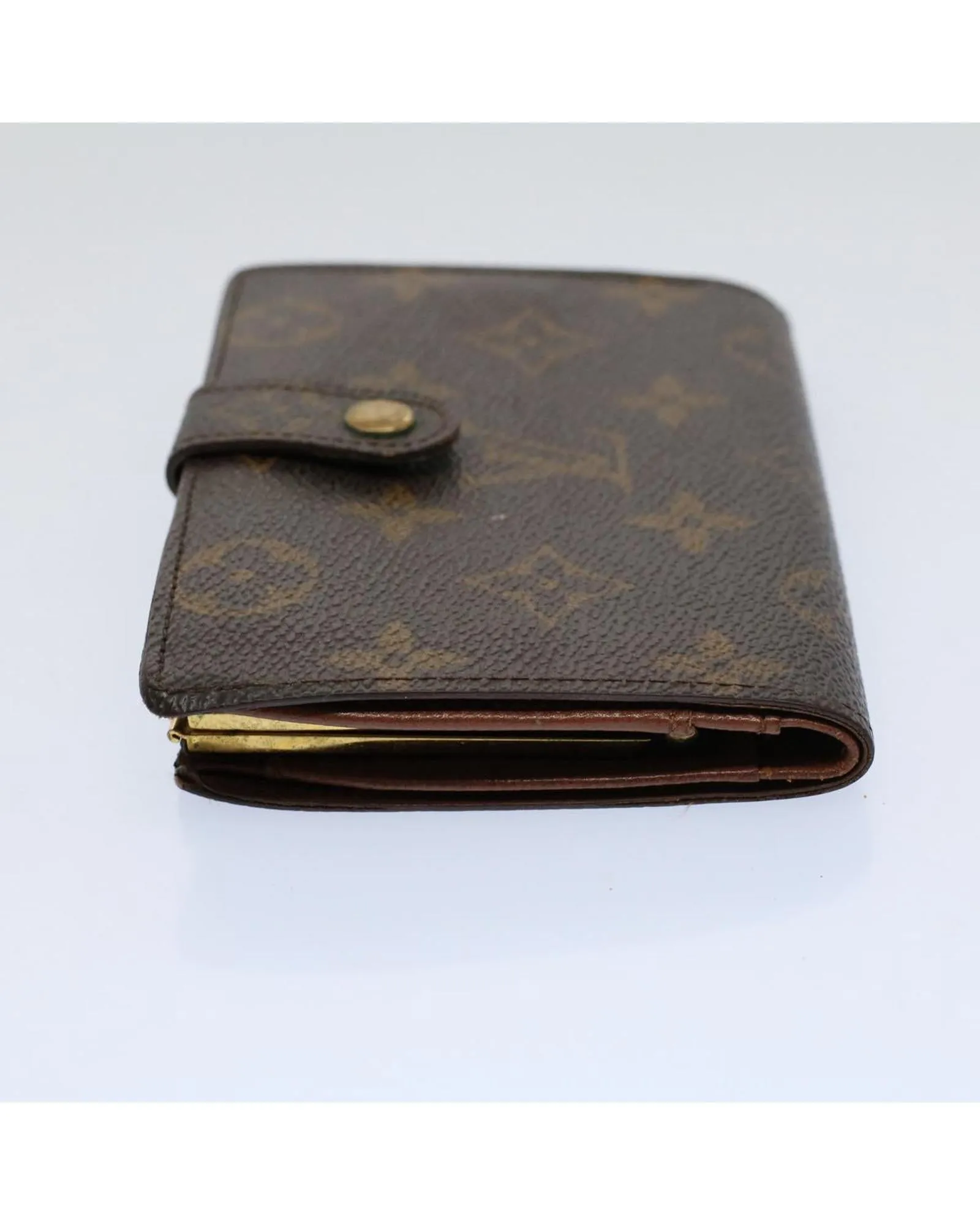 Monogram Canvas Wallet with Multiple Pockets