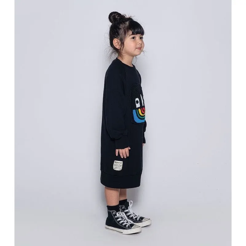 NUNUNU Fuzzy Rainbow Smile A Dress