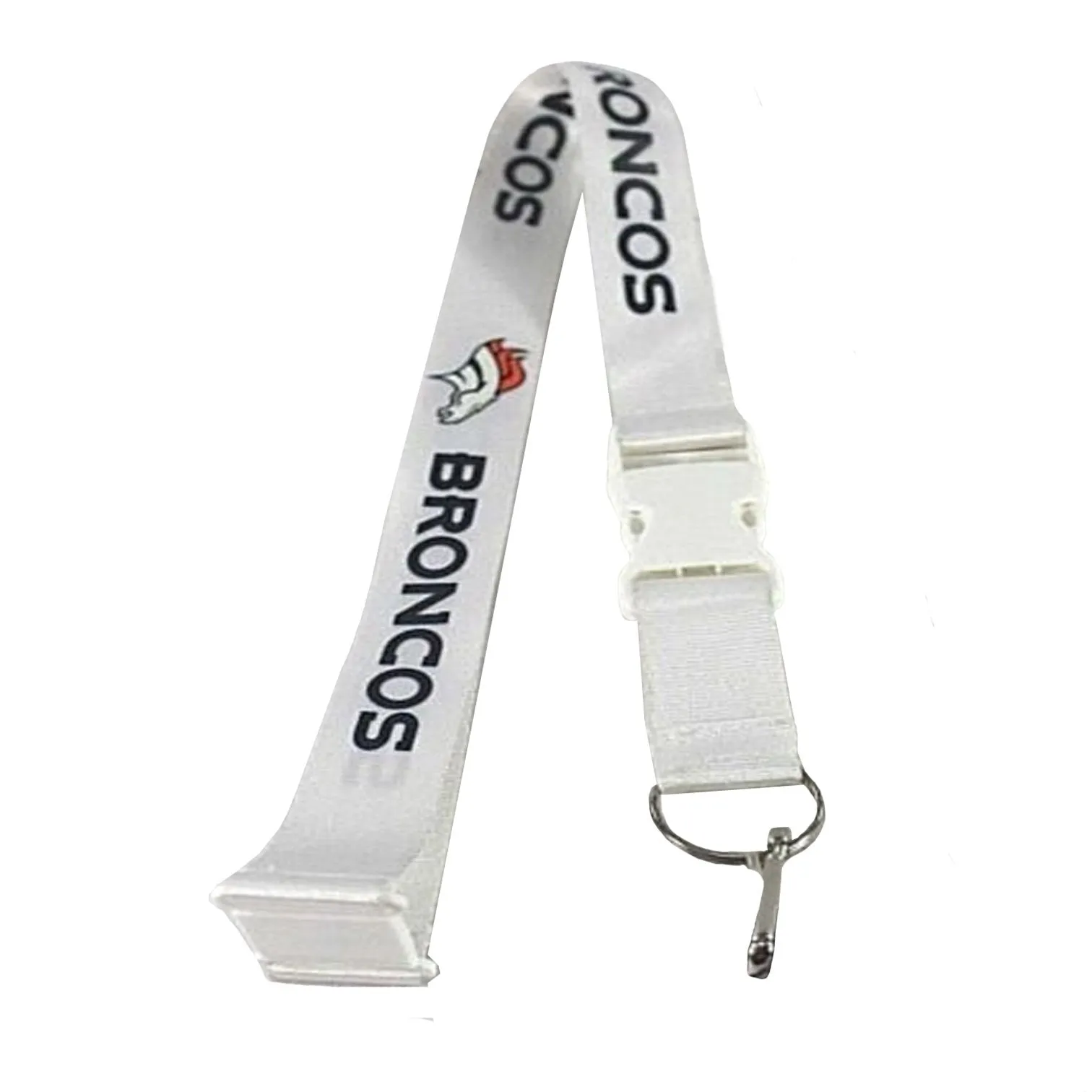 Polyester Lanyard with White Buckle
