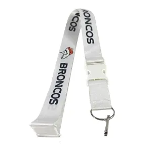 Polyester Lanyard with White Buckle