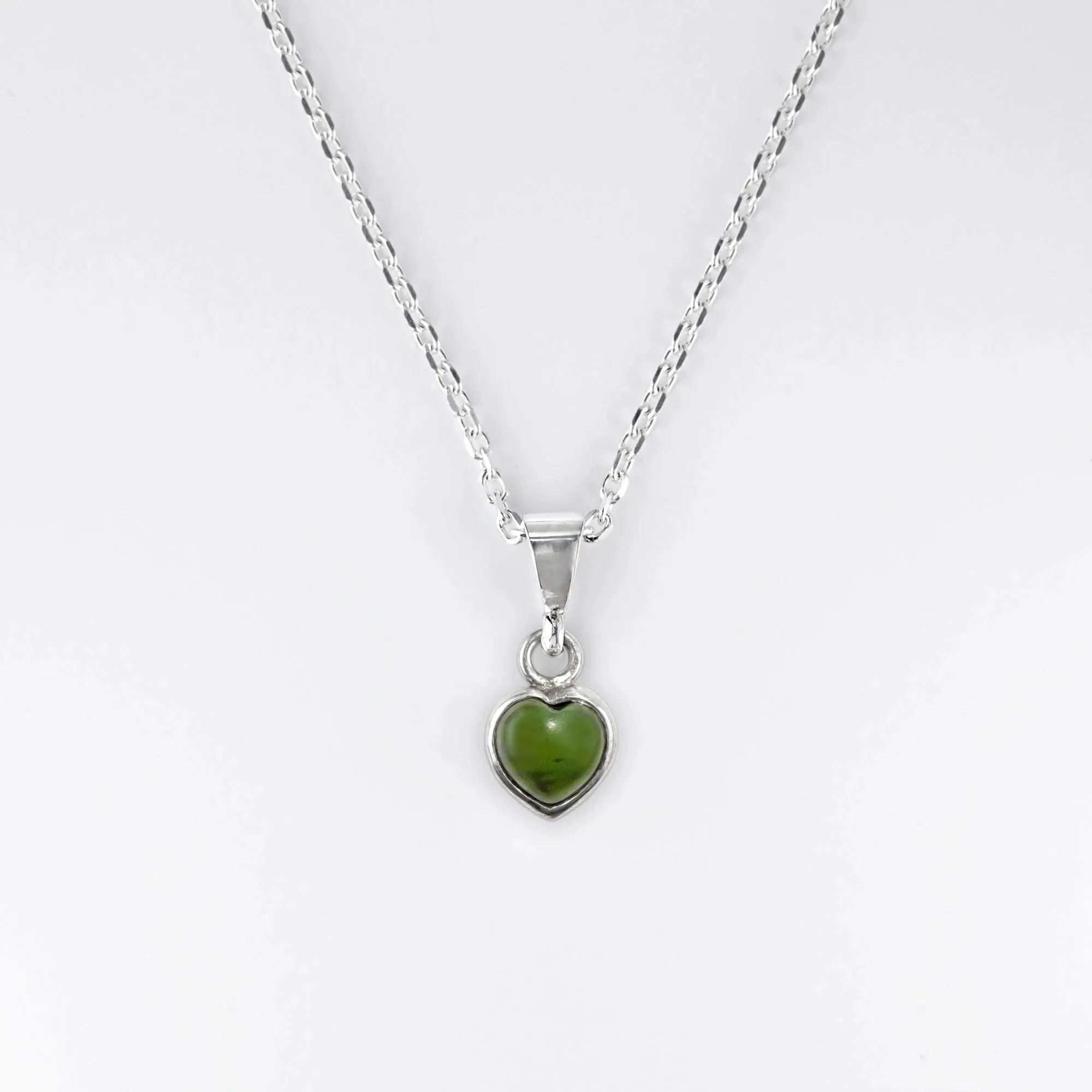 Pounamu Heart Charm Pendant