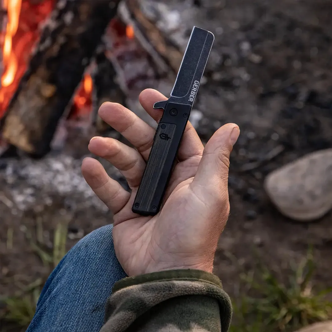 Quadrant FE SF Folding Clip Knife - Black Bamboo by Gerber