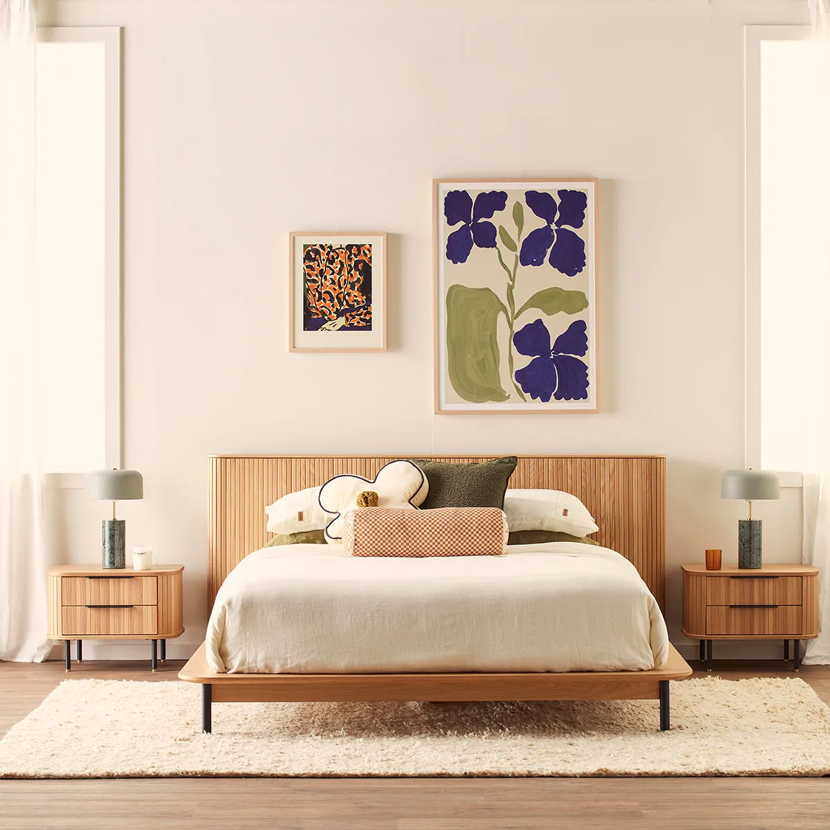 Rio King Bed (Oak)