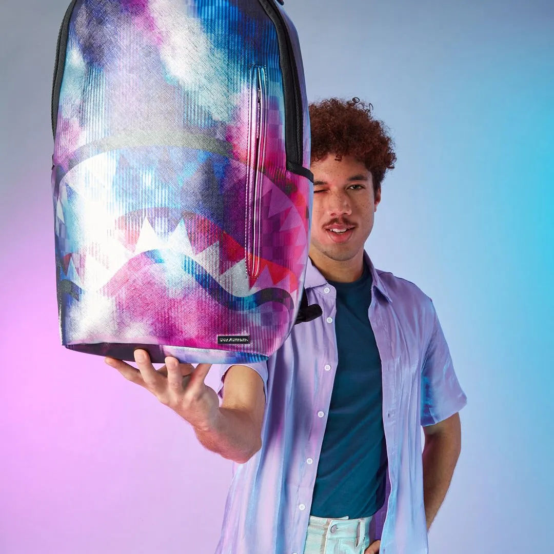 Sprayground Sharkclub Electronica Backpack - Purple / Blue / Black