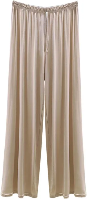 Womens Pajama Pants Soft Lounge Bottoms Comfortable Long Sweatpants Lightweight Sleep Pant Drawstring