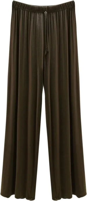 Womens Pajama Pants Soft Lounge Bottoms Comfortable Long Sweatpants Lightweight Sleep Pant Drawstring