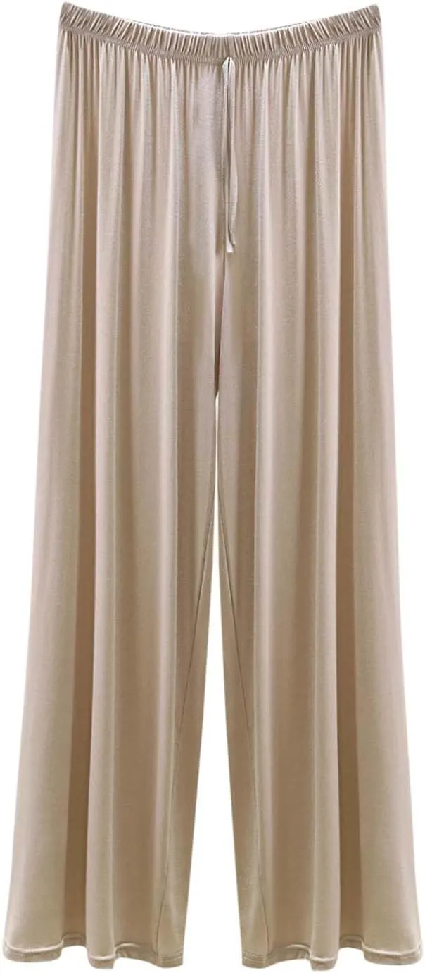 Womens Pajama Pants Soft Lounge Bottoms Comfortable Long Sweatpants Lightweight Sleep Pant Drawstring