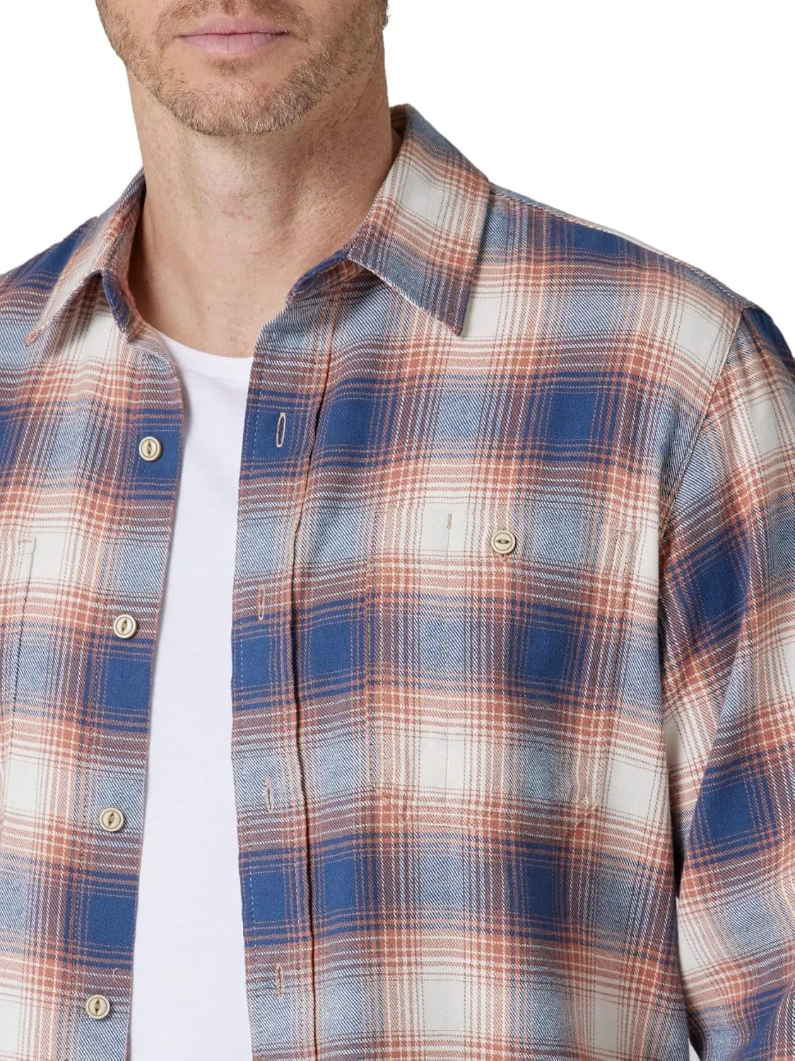 Wrangler Authentics Men's Cloud Flannel Woven Shirt